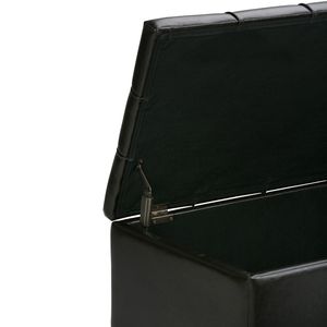 Dover 3-Piece Brown Tanners <b>Storage</b> Ottoman Set Elegant <b>Stools</b> & Ottomans - Product Image 5