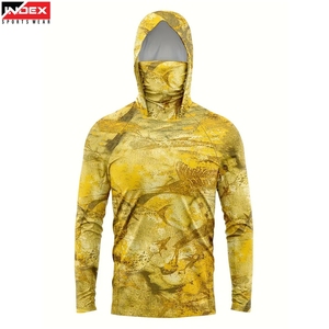 INDEX Men's Fishing <b>Hoodie</b> Long Sleeve <b>UV</b> <b>Protection</b> Sublimation Print Outdoor Sport Shirt Anti-<b>UV</b> Breathable Fabric - Product Image 1