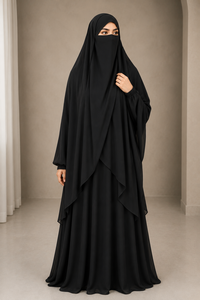 Tissu en mousseline tricoté warp écologique de qualité supérieure, doux, en rouleaux, pour hijab, abaya et vêtements musulmans, vente en gros - Product Image 6