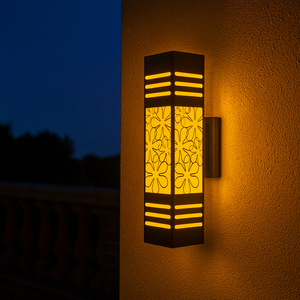 Lámparas de Pared de Acero/Inoxidable CM Decor, Lámpara de Pared LED Moderna, Lámpara de Exterior Impermeable para Villa o Pasillo - Product Image 2