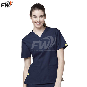 Conjuntos de Uniformes Médicos Más Vendidos con Bolsillos, Uniformes de Enfermería con Logotipo Personalizado al por Mayor - Product Image 2