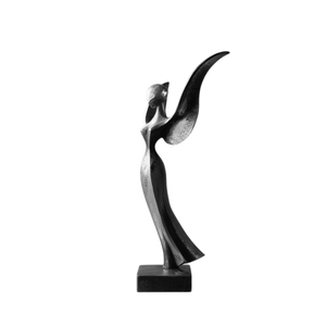 Sculpture d'art moderne abstraite en bronze, figurine d'amour, décoration de table pour salon, maison, bureau - Product Image 3