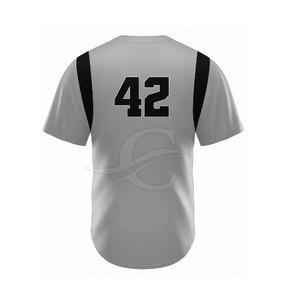 Camiseta de Béisbol de Manga Corta Transpirable de Color Personalizado de Primera Calidad, Ropa Deportiva, Venta Caliente, Hecha en Pakistán - Product Image 2