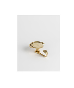 Strong brass wall hooks engineered to hold heavy items securely without bending or loosening over long <b>periods</b> - Product Image 4