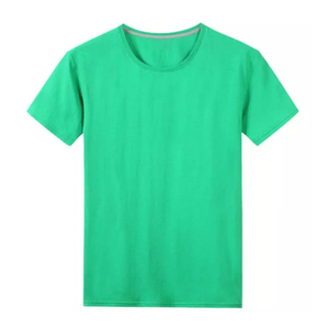T-shirt Homme Col Rond Manches Courtes Uni Coupe Droite Couleur Unie Basique Décontracté Streetwear Été Vente en Gros - Product Image 1