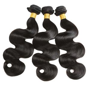 Extensions de cheveux humains Remy indiens, ondulés et bouclés, noirs doux, lot de 3 pièces - Product Image 2
