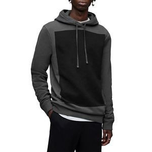 Sudadera con Capucha Gris para Hombre, de Algodón, Felpa Francesa, Corte Regular, Informal, para Otoño - Product Image 3