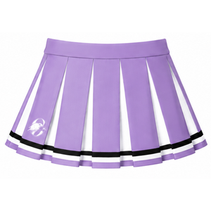 Ensemble d'uniforme de cheerleading violet lavande, haut sans manches à col en V, jupe plissée, tenue de sport pour équipe athlétique, performance de danse, entraînement - Product Image 5