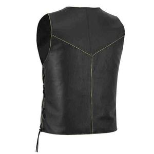 Chaleco de Motociclismo de Cuero Premium 2026 para Hombre, Personalizado, Resistente al Viento, Talla Grande, Protector y de Seguridad - Product Image 5