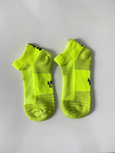 <b>Hot</b> Selling 100% Polyester Winter Knitted Crew Letter Pattern Anti-Slip Workout Ankle Standard <b>Socks</b> Custom Anti-Bacterial - Product Image 3