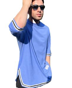 Camiseta de talla grande de alta calidad para hombre, Camiseta lisa de algodón 100% de manga corta con cuello redondo y estampado personalizado para hombre - Product Image 1