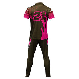 Camiseta Polo de Poliéster y Algodón Estampada para Hombre, Uniforme de Cricket, Camiseta de Golf al por Mayor, Conjuntos de Camisetas de Manga Corta, Uniforme de Cricket - Product Image 6