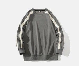 เสื้อสเวตเชิ้ตแขนยาวทรงโอ-เนคสำหรับผู้ชาย สีพื้น สไตล์ลำลอง ผ้าถัก คอตตอน ทรงปกติ เหมาะสำหรับใส่ในฤดูใบไม้ร่วง - Product Image 6