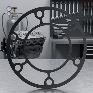 Nouveau joint d'étanchéité en fer noir pour compresseur Gamela, 0,38 mm, pièce de rechange, réf. OE. pour le numéro de pièce V5-92 711057 Ex-Work Universal Fitment - Product Image 6