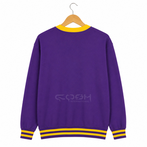 Cosh International Sisterhood Sorority V Neck Women Stylish Two Tone <b>Cardigan</b> Sweater Loose Casual High Waist Sweaters - Product Image 5