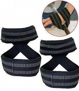 Sangles de musculation antidérapantes et respirantes en coton, réglables, pour la musculation, l'entraînement en salle de sport et le bodybuilding, portables - Product Image 4