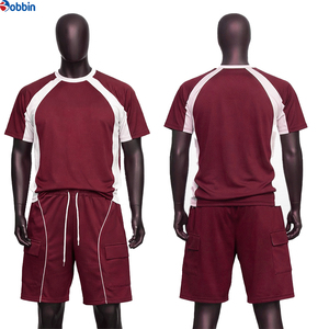 BOBBIN INDUSTRIES Conjuntos de Shorts Cargo de Verano Cómodos, Transpirables y de Secado Rápido, Tallas Grandes, Unisex, Colores Sólidos, Logotipo Personalizado en la Parte Delantera - Product Image 4
