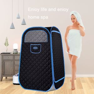 Sauna Portatile Pieghevole con Generatore di Vapore da 1000W e 2,2L, Tenda Spa per Relax Personale ad Uso Domestico - Product Image 1