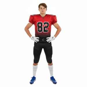 Tenue de football en gros pour jeunes, uniforme de football américain, dernier design, respirant, couleur personnalisée, uniforme de football américain. - Product Image 2