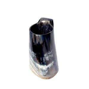 Jarra de Cuerno de Búfalo Estilo Vikingo Natural con Asa, Diseño Animal Pulido, Ecológica, Capacidad Personalizada para Cerveza, Vino y Sidra - Product Image 6