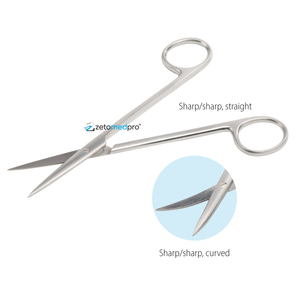 Tijeras de disección Metzenbaum Fino premium de 14.5 cm, rectas, afiladas, con diseño delgado, hechas de acero inoxidable de alta calidad. - Product Image 3
