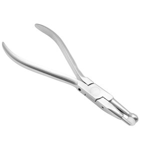 Pince manuelle orthodontique pour retirer les bandes adhésives avec grattoir à ciment réglable et tampon pour appareils dentaires, bandes molaires et pierres dentaires - Product Image 3