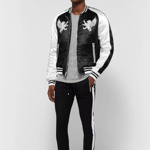 Chaqueta Sukajan de Alta Calidad, Prenda Exterior de Moda, con Bordado Elegante, Forro Interior Suave, Cómoda para el Uso Diario en Invierno - Product Image 3