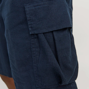 Professional Made men High Waist 100% Cotton Quick Dry Breathable Cargo Shorts for Exercise Gym Sports - Product Image 4