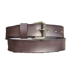 Cinturón de Cuero Genuino Hecho a Mano para Hombre de Primera Calidad con Hebilla de Hierro Bordada, 3.5 cm de Ancho, 120 cm de Largo, Estilo Casual - Product Image 1