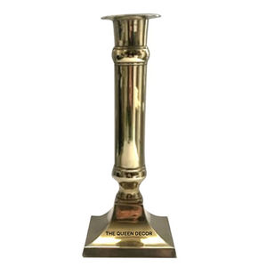 Bougeoir unique pour la maison et le jardin, prix abordable, aspect royal, pour table, décoration de festival, finition dorée - Product Image 1