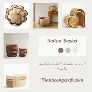 Premium Quality RATTAN BASKETS for Stylish Living Functional RATTAN BASKETS FOR GIFTS for Special Occasions and Home Use - Product Image 2