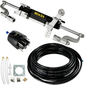 Kit de Dirección Hidráulica Compacto de 300HP para Embarcaciones, Bomba de Timón Marina para Mari, Cilindro Hidráulico Compacto de 300HP - Product Image 1