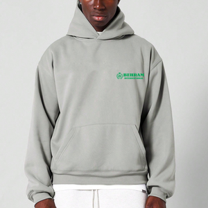 Sudadera con capucha unisex personalizada para hombre, con estampado frontal, bordado de toalla, seda, extragrande, lisa, en blanco, sudaderas con capucha y sudaderas. - Product Image 5