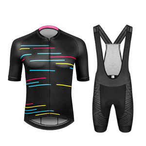 Tenue de cyclisme personnalisée avec logo, vêtements d'équipe à manches courtes, 100% polyester, séchage rapide, protection UV, fournisseur en gros, fabricant OEM ODM - Product Image 5
