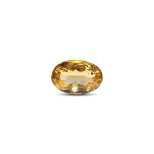 Faceted Emerald Cut 4 Carat Citrine Loose Gemstone for Fine Jewelry - Product Image 1
