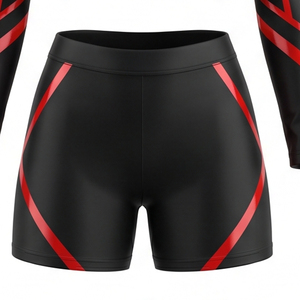 Tenue de cheerleading personnalisée en gros pour équipes All-Star : Hauts et jupes uniformes imprimés par transfert thermique avec strass scintillants sur le devant - Product Image 4