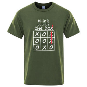 Camiseta 100% de algodón con estampado Cool Game, camiseta informal holgada con cuello redondo para hombre, camisetas de manga corta, Tops - Product Image 3