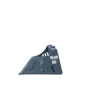 ชุดอุปกรณ์ตักหินแบบโครงเหล็กแข็งขนาด 84 นิ้ว สำหรับรถตักล้อยางแบบ Skid Steer  ติดตั้งได้กับรถทั่วไป ระยะห่างระหว่างง่าม 4 นิ้ว รองรับแรงม้า 45-70 แรงม้า รุ่น TMG SB84 สำหรับเครื่องยนต์ 4 ตัน - Product Image 2