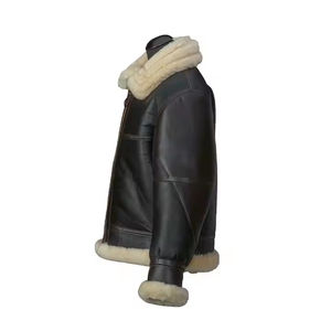 Vestes respirantes pour hommes en cuir d'agneau véritable, vestes bomber, couleur et taille personnalisées avec personnalisation - Product Image 1