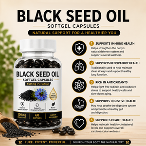 Gélules de Nigelle Noire Premium OEM – Huile de Nigelle Pure en Capsules Molles, Riches en Antioxydants pour le Soutien Immunitaire et le Bien-être Quotidien - Product Image 3
