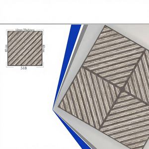 Vistaar A-Grade 40x40cm Diseño de punzón Azulejos de estacionamiento de porcelana-Mejor precio Azulejos de piso digitales de 400x400mm para exteriores - Product Image 1