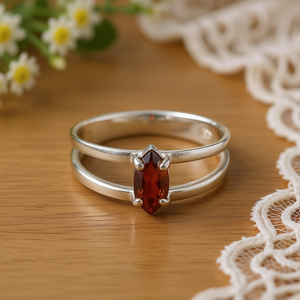 แหวนโกเมนเนื้อดี 2.3 กรัม - Product Image 3