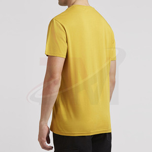 Camiseta de Verano al por Mayor para Hombre, Amarilla, de Manga Corta, con Estampado del Horizonte de Londres 1913, Diseño Casual, Cuello Redondo, Corte Regular, de Algodón - Product Image 3