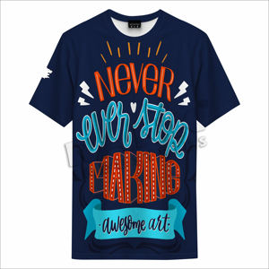 T-shirts pour hommes avec impression graphique, 100% coton, tendance, décontractés, coupe ample, style streetwear. - Product Image 1