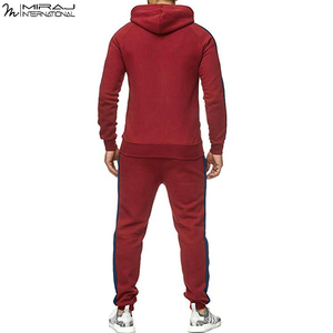 Newest Trendy Custom Logo <b>Men's</b> Slim Fit Full Zip Hooded Yoga Set - Professional Athletic Tracksuit For Gym, Training & Running - Product Image 2