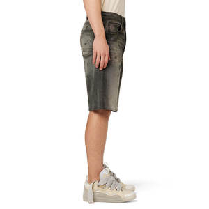 กางเกงยีนส์ขาสั้นผู้ชายสไตล์วินเทจลำลองทรงหลวมแฟชั่นฤดูร้อนผ้าฝ้ายสำหรับผู้ชาย - Product Image 3