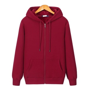 Sweat-shirts et sweats à capuche pour hommes avec logo personnalisé imprimé, manches longues, fermeture éclair, 100% coton pour l'hiver - Product Image 2