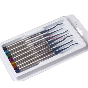 Luxating Teeth Oral Surgery Implant Procedures Dental Extraction Kit Manual PDL Forceps Root Elevator Surgical German Stainless - Product Image 1