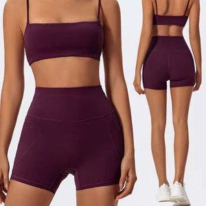 Ensemble de sport pour femme de haute qualité : survêtement, ensemble de compression pour la course et le yoga, ensemble soutien-gorge de sport sans manches, ensemble de yoga à manches longues - Product Image 3