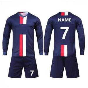 Ensemble de maillots de football personnalisés à manches courtes avec impression par sublimation, unisexe, à prix raisonnable - Product Image 1